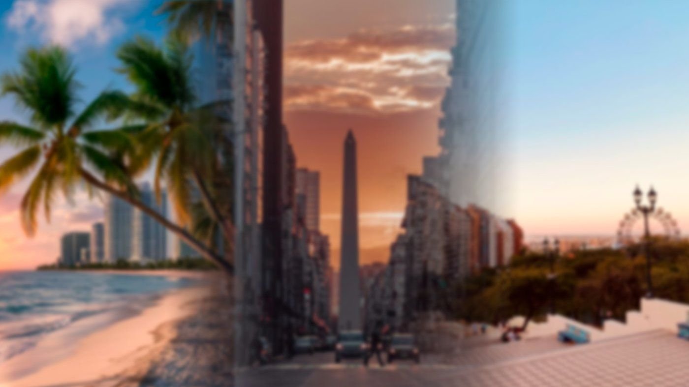 Collage de Miami, Buenos Aires y Córdoba